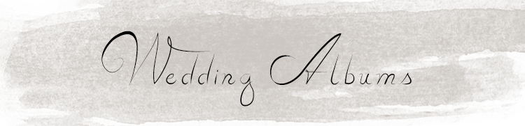 wedding photography albums cursive