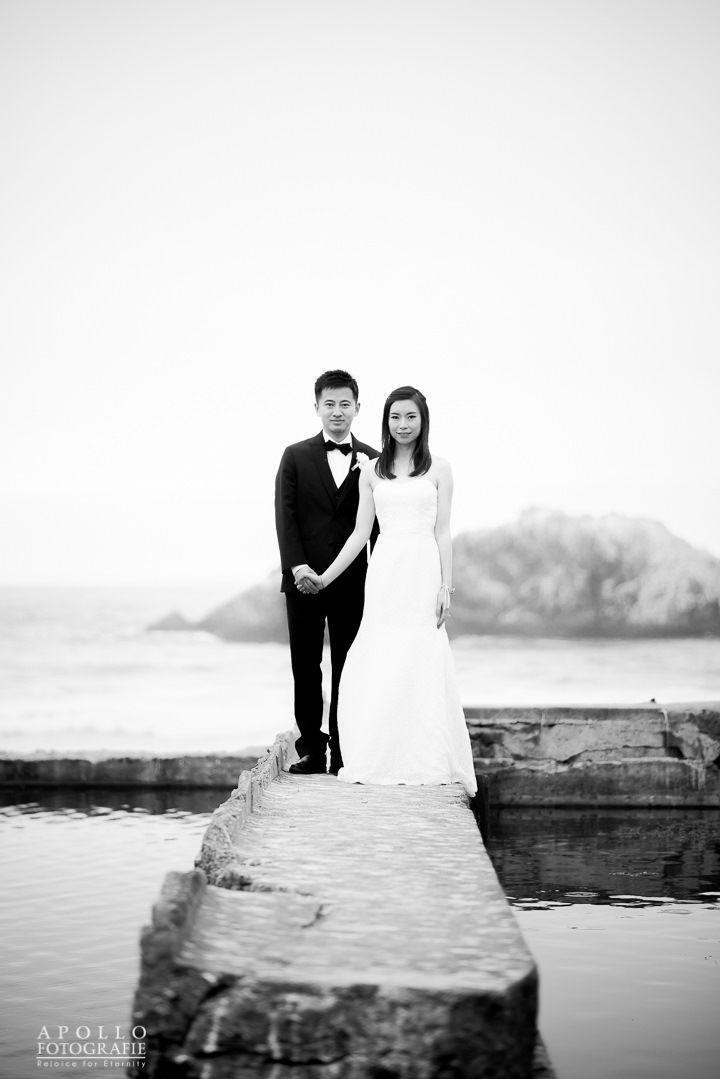 lands end wedding portraits