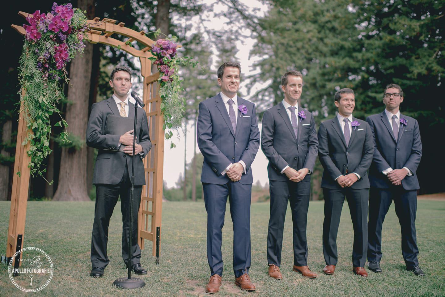outdoor wedding ceremony