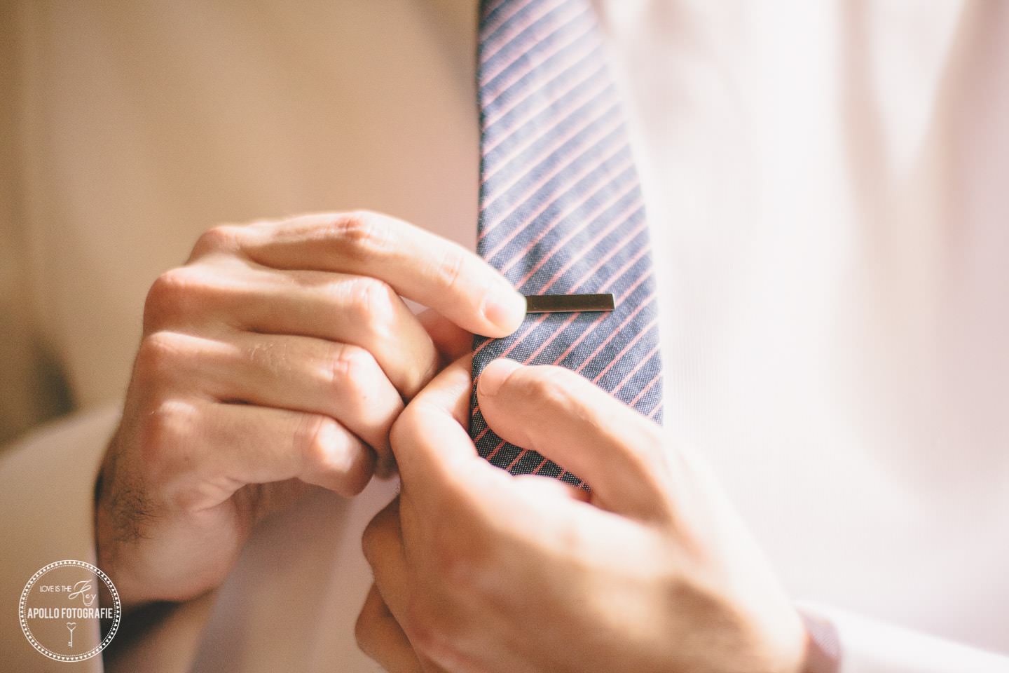 groom getting ready