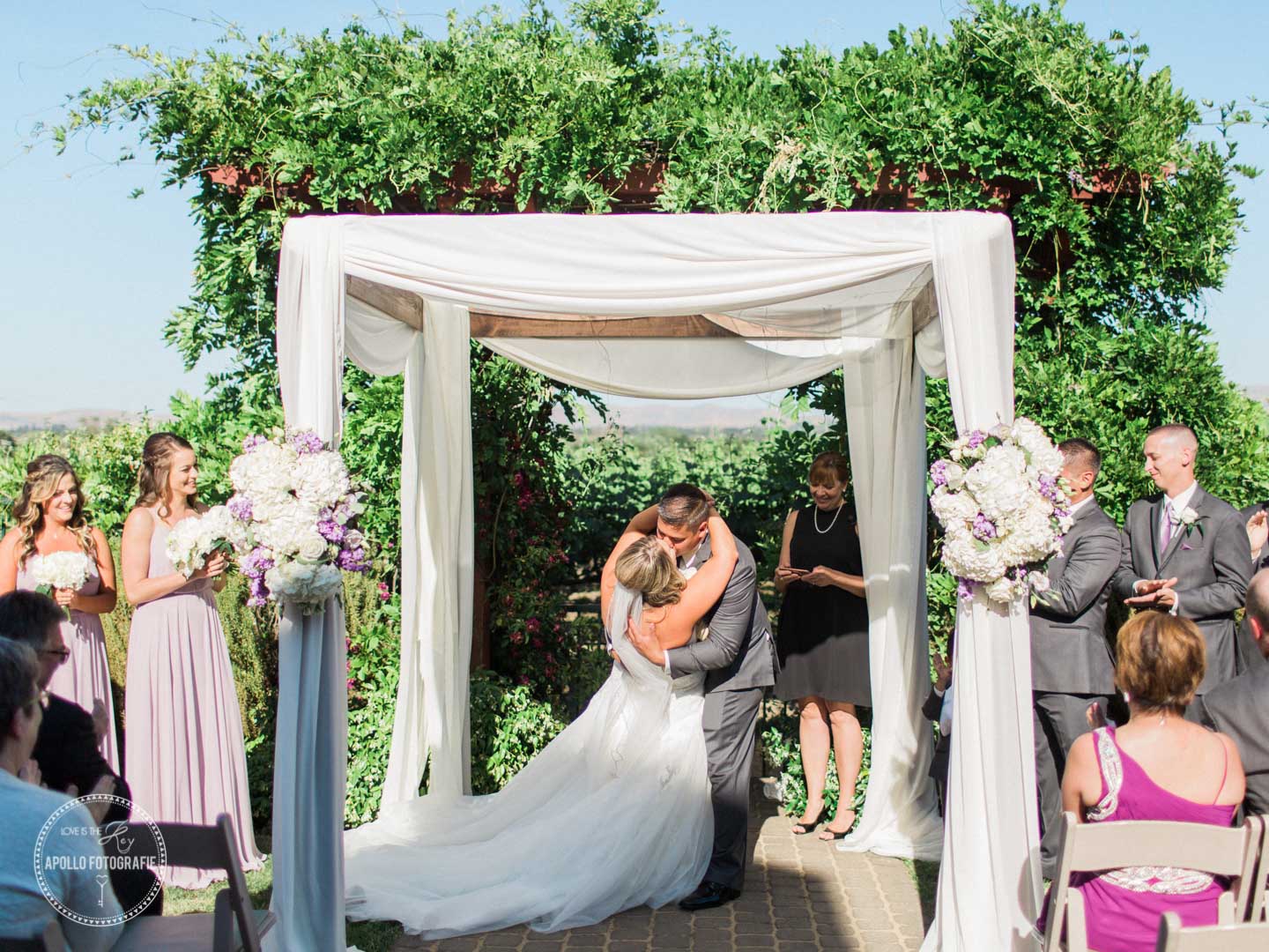 palm event center outdoor ceremony