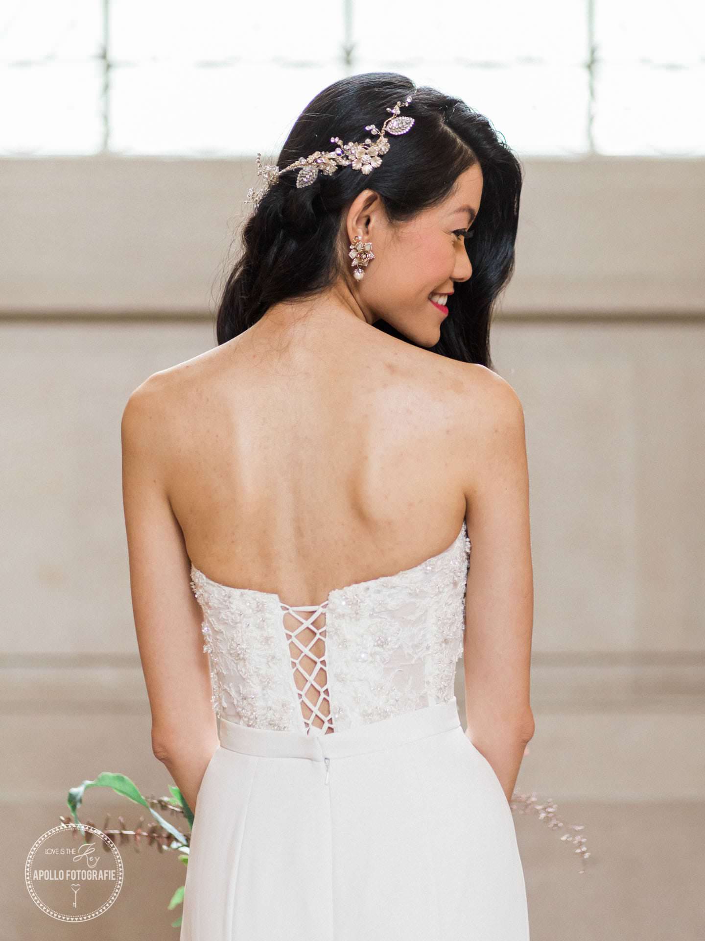 back of dress
