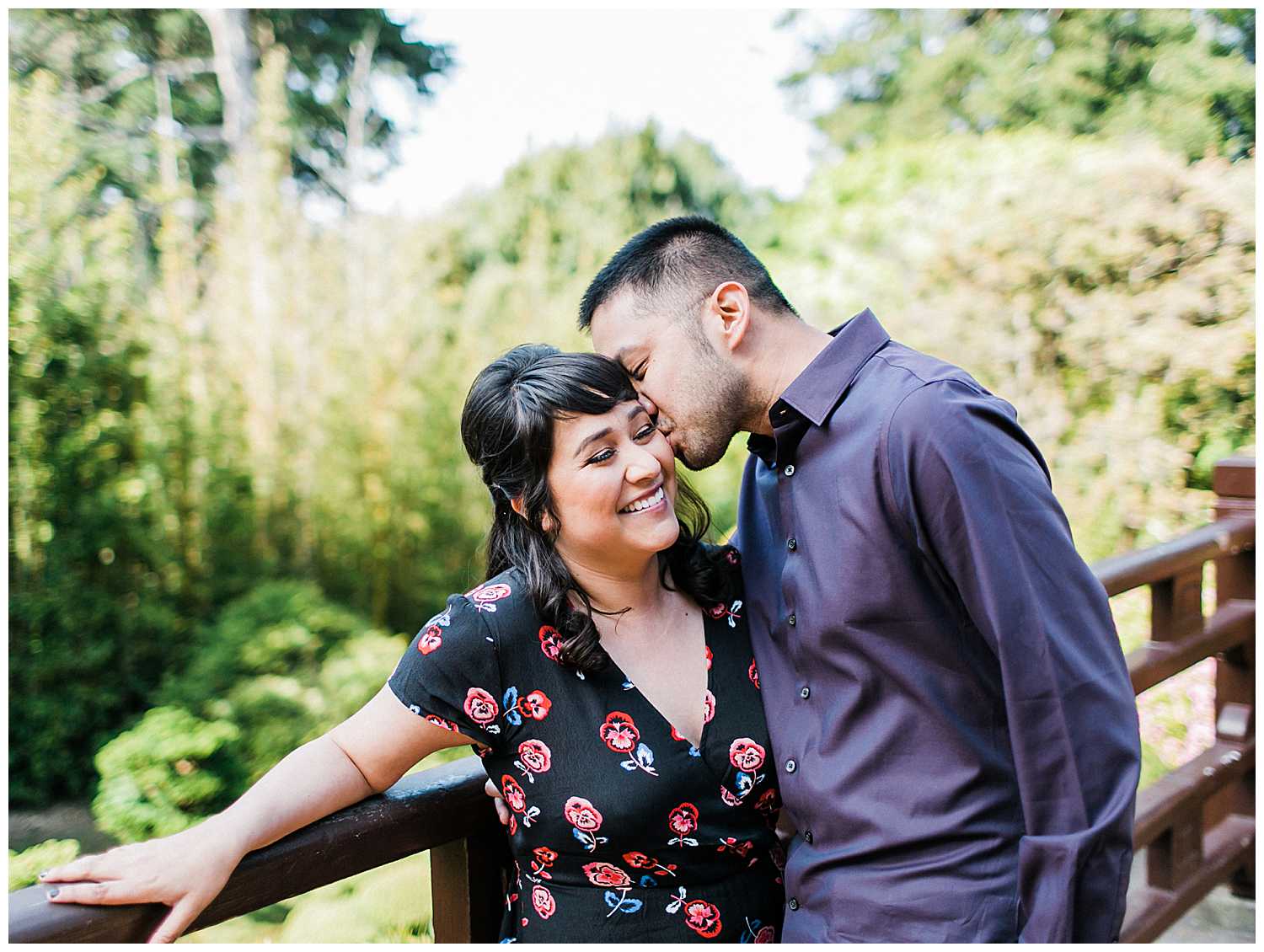 Japanese Tea Garden Engagement Photos - Alejandra & Richard